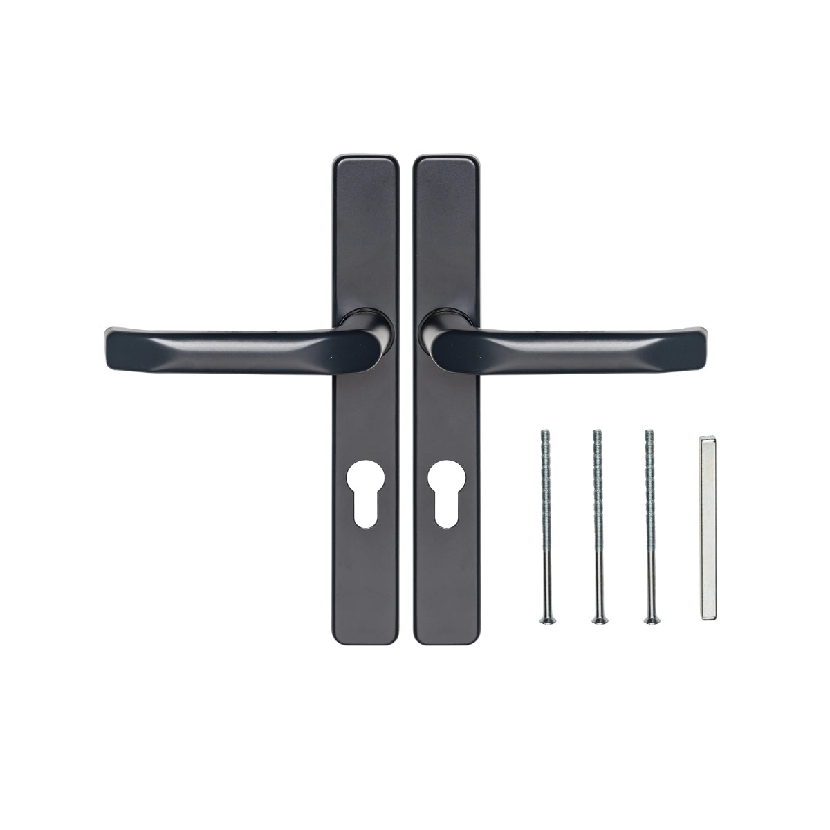 Mâner cu sild pentru usă, culoare gri antracit dim. 72H; 63.200.72.01