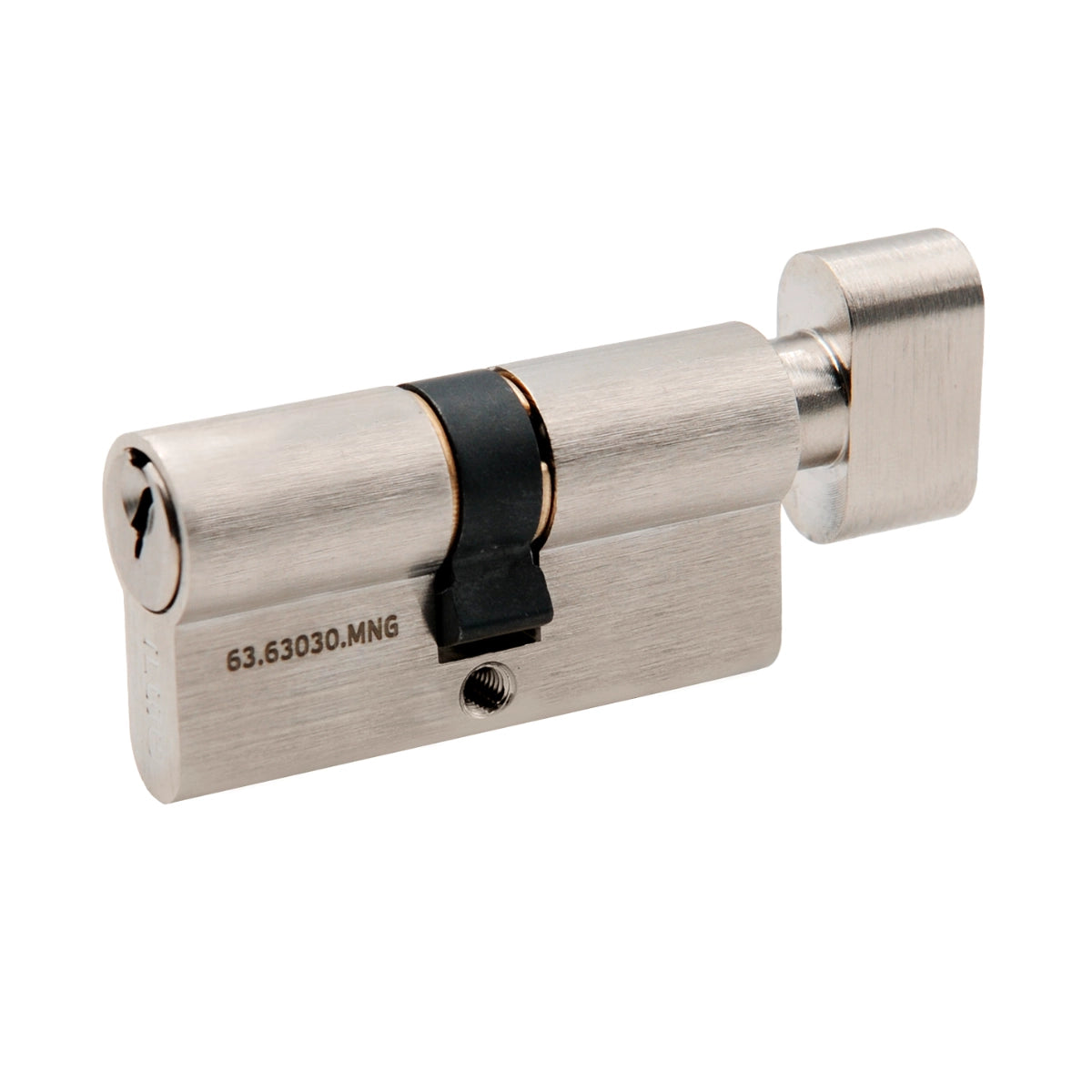 Butuc ușă cu buton PSG – nichel satinat