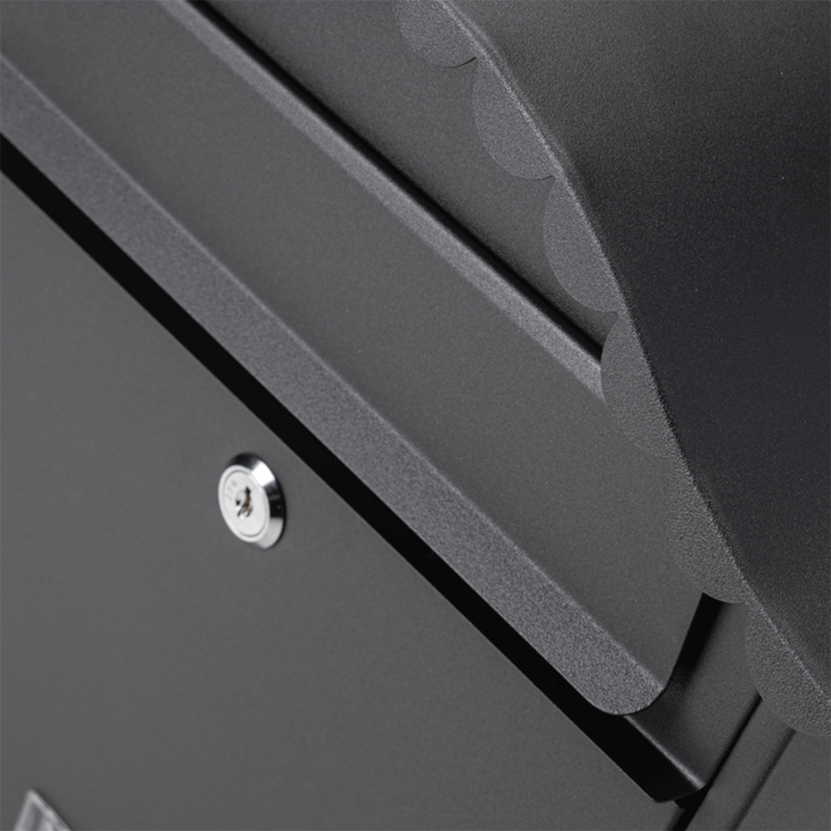 Cutie postală exterior 372x355x133mm, oțel, ral9011 - 65.250