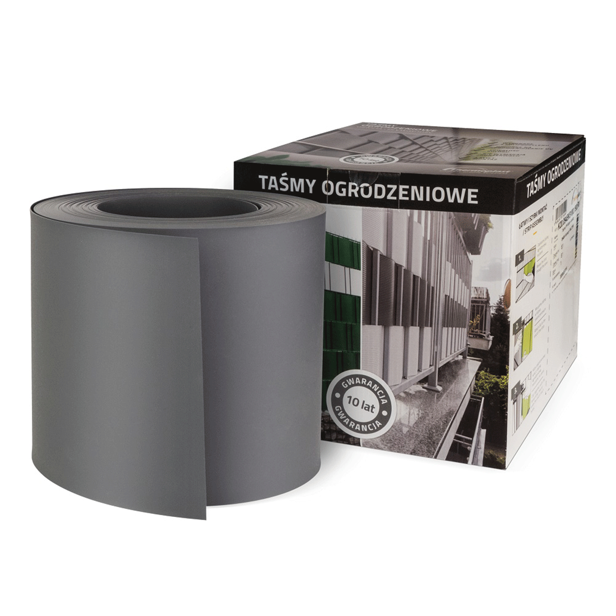 Bandă pentru gard Basic Line PP, 190 mm x 0,65 mm x 26 m;