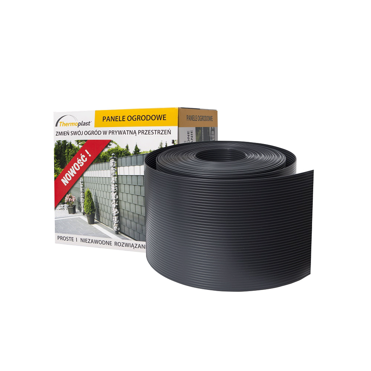Bandă pentru gard Classic Line PP 190mm x 1,65mm x 26m;