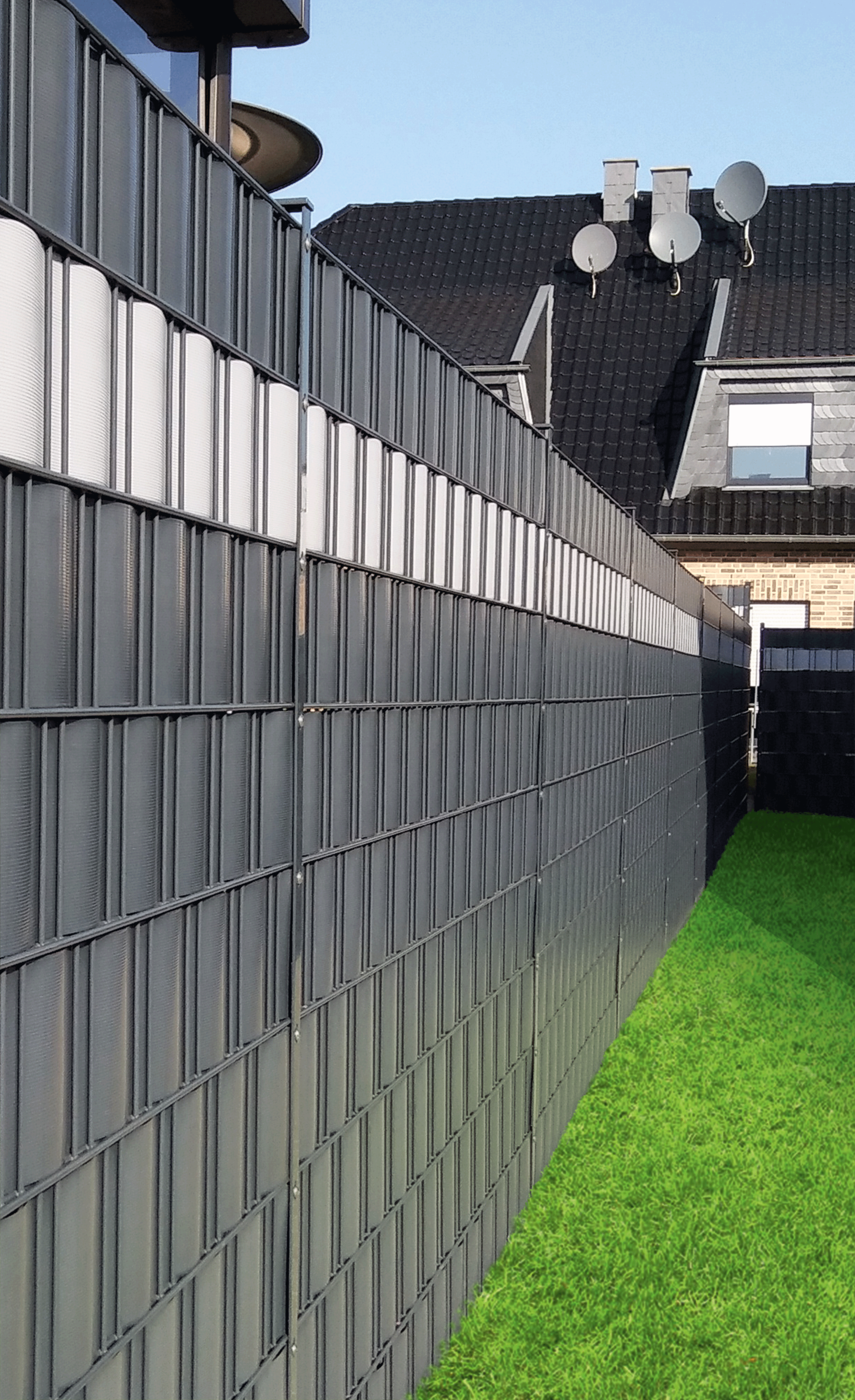 Bandă pentru gard Basic Line PP, 190 mm x 0,65 mm x 26 m;