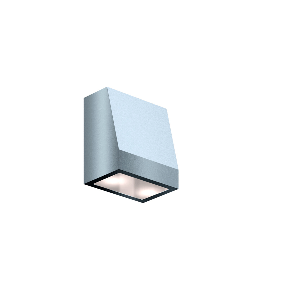 Lampă de perete trapezoidal, lățime 75 mm, 12V DC / 24V DC - HEPTA75-DC