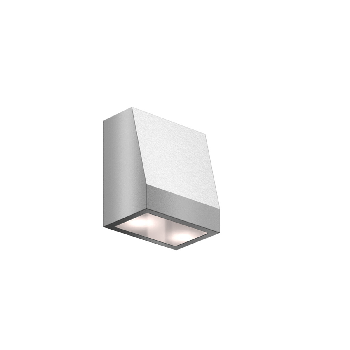 Lampă de perete trapezoidal, lățime 75 mm, 12V DC / 24V DC - HEPTA75-DC