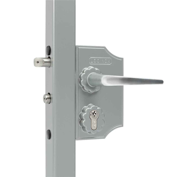 Încuietoare ornamentală pentru porți, pentru profile 40-60 mm - LAKQ H2