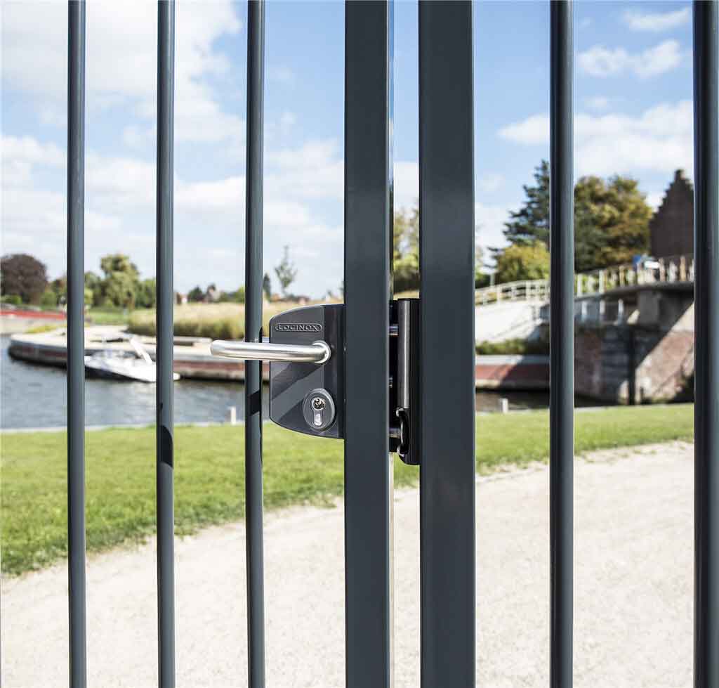 Încuietoare pentru porți metalice, pentru profile 60-80 mm - LAKQ U2