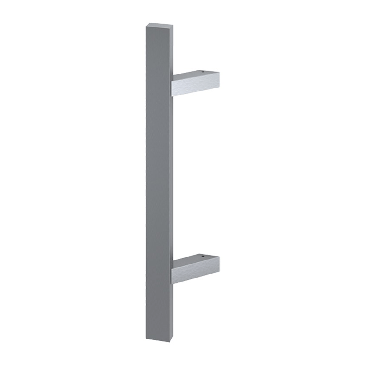 Mâner din inox, profil drept 40x20mm, culoare satin, 45 grade, lungime 500mm, distanta dintre găuri 300mm - N64.PJP45500.4US