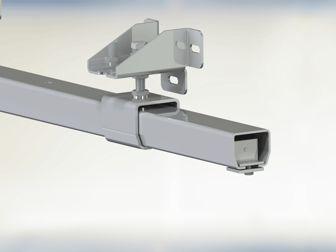 Profil C zincat pentru uși glisante grele - STAGE SZ