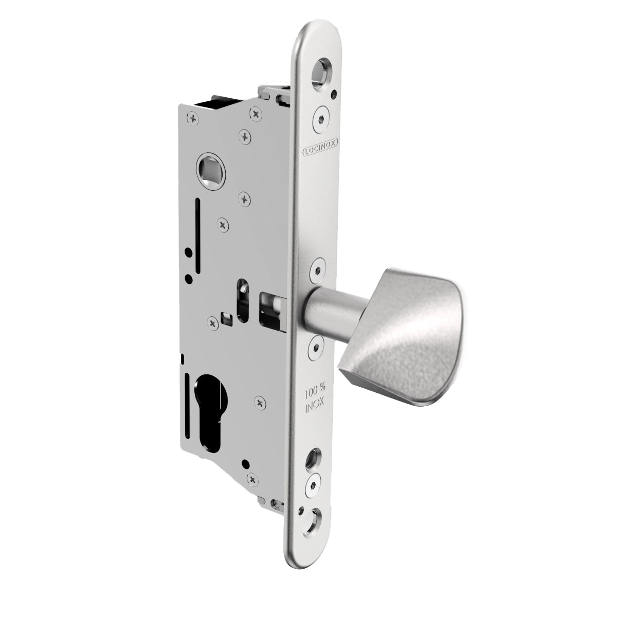 Încuietoare încastrabilă pentru porți culisante, profil min. 60 mm – SIXTYLOCK-LS