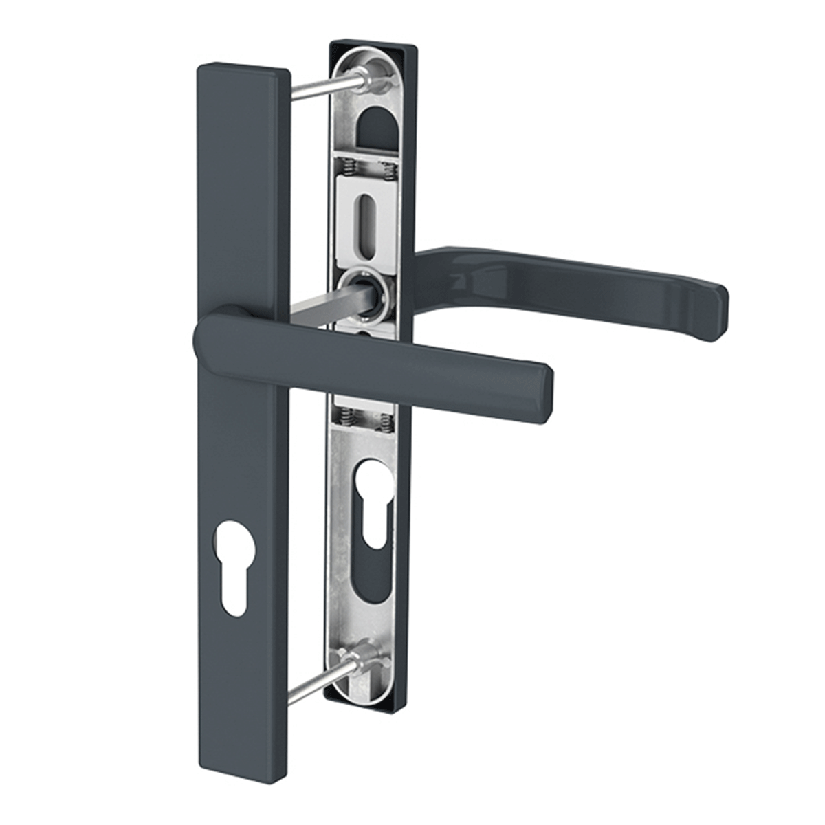 Mâner cu sild pentru usă, culoare gri antracit dim. 90H; 63.200.90.01