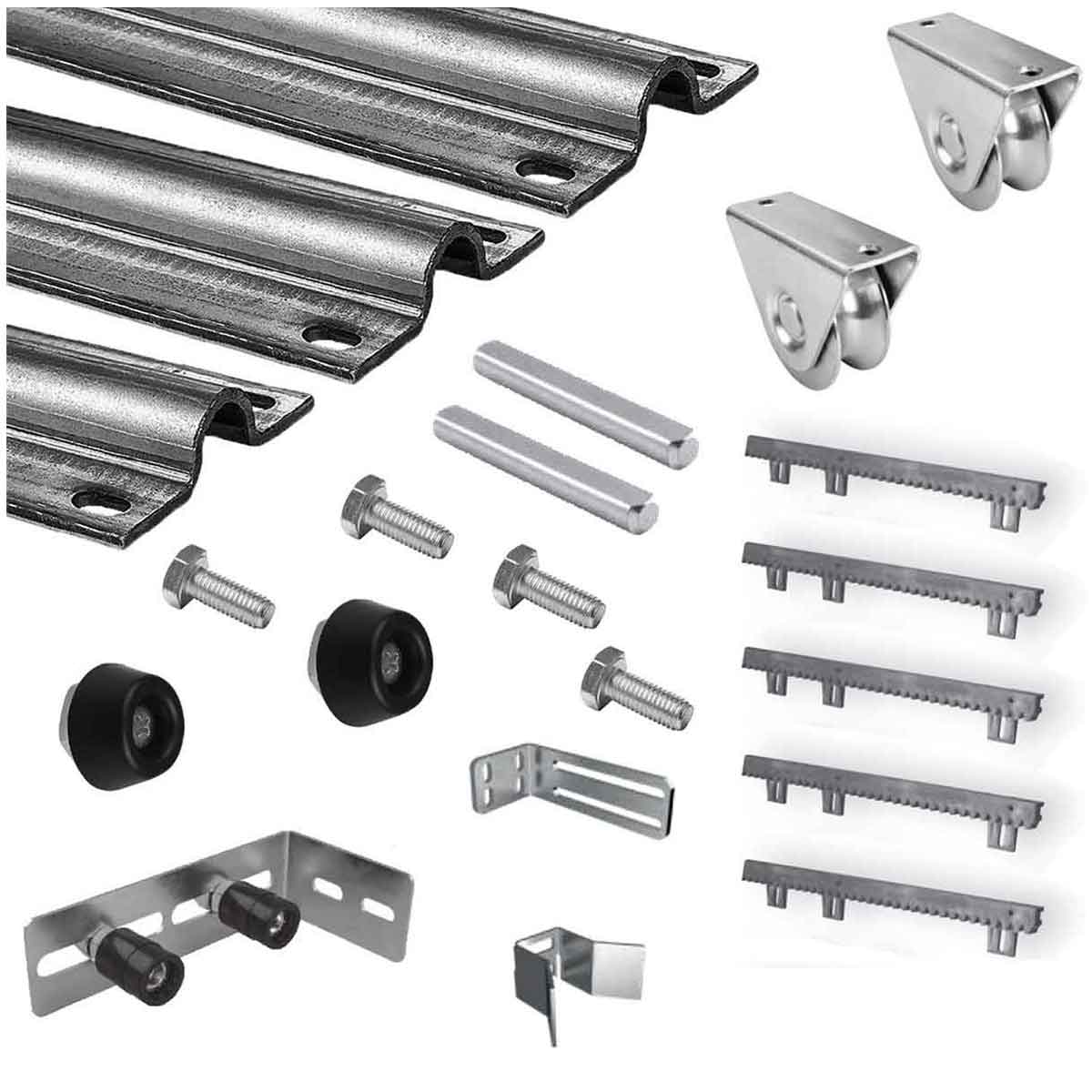 Pachet complet kit feronerie poartă culisantă si automatizare poartă 4.5m/300kg
