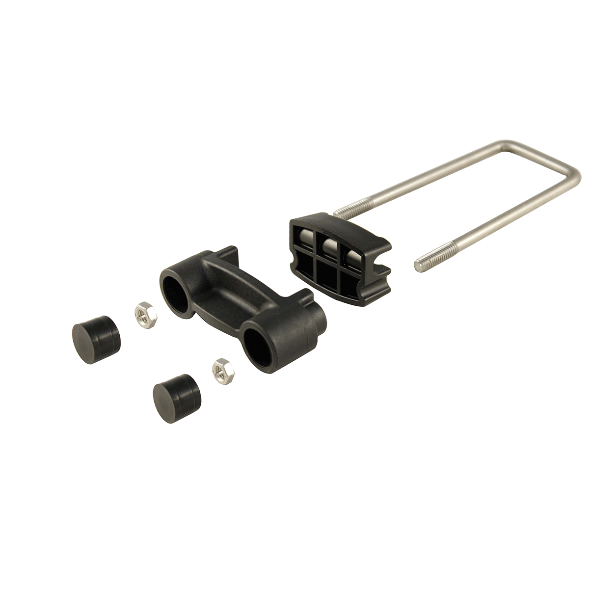 Element de prindere, clemă de fixare pentru panou de gard pe stâlp 40x60 - ZZ 60X40MM