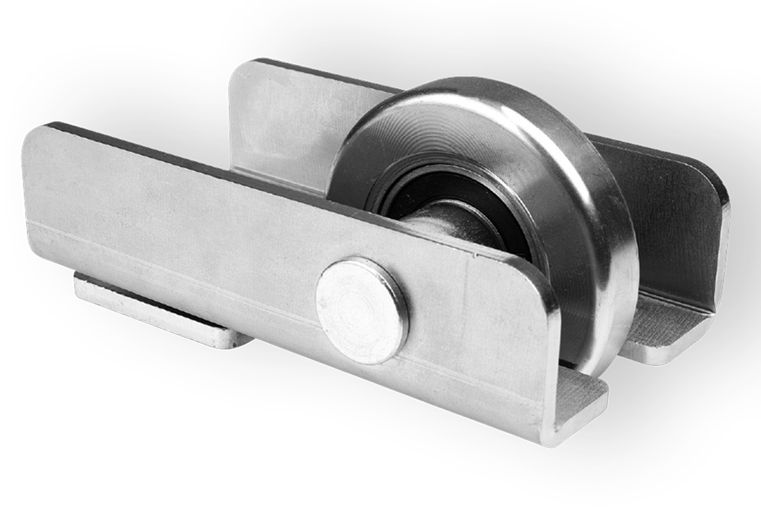 Kit poartă autoportantă, feronerie poartă culisantă autoportantă, sistem autoportant in consolă, pentru deschidere de 5m / 550 kg