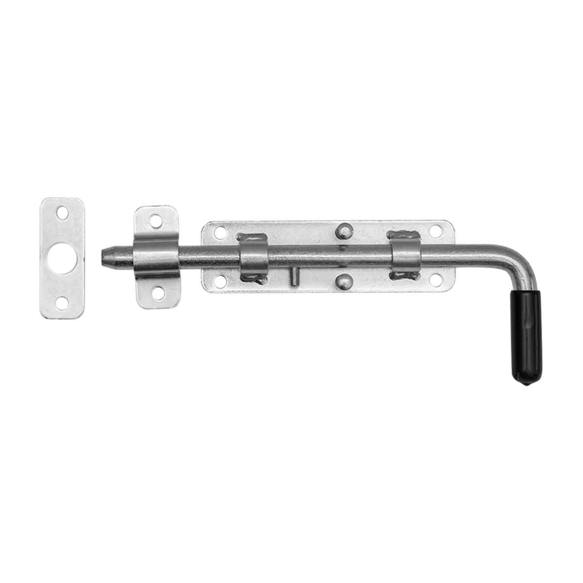 Zăvor pentru poartă tip L, 220mm, galvanizat - 64.059