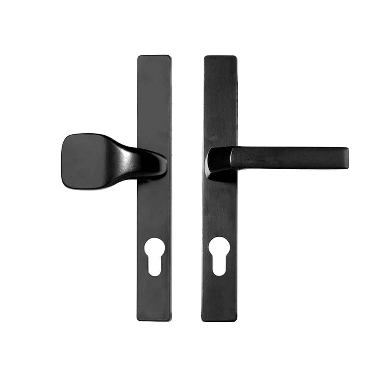 Mâner cu sild și cu buton exterior fix pentru usă H72; 63.181.72.00