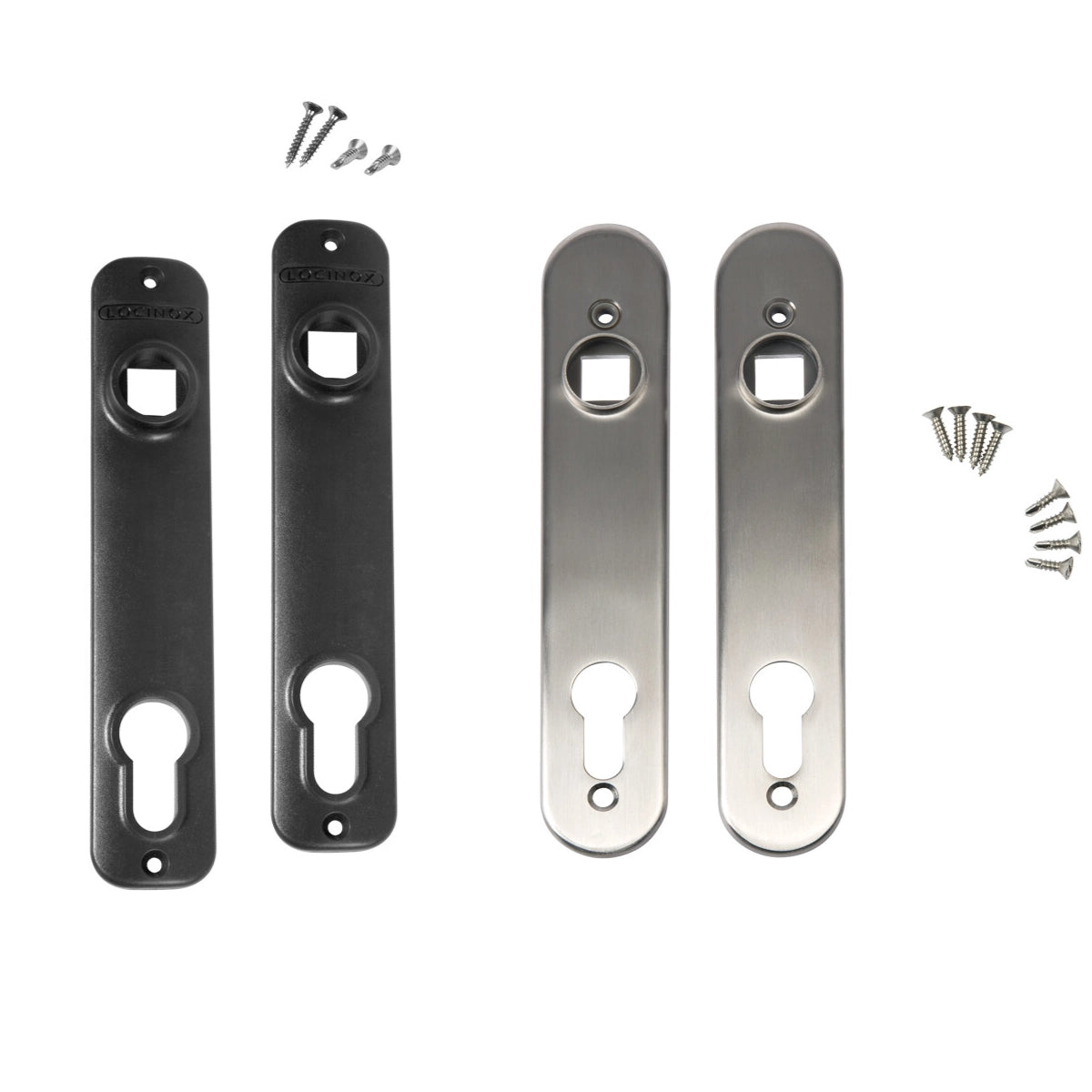 Set șilduri din aluminiu pentru broaște încastrabile Locinox - 3020-HYB
