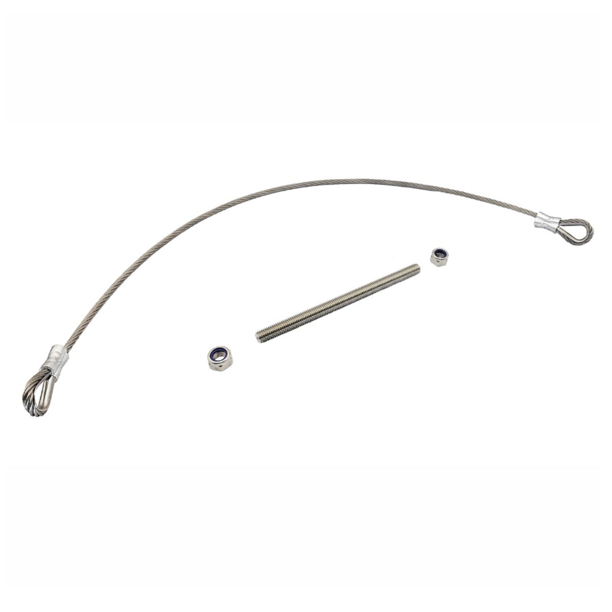 Cablu de siguranță inox pentru porți batante, Ø6 mm