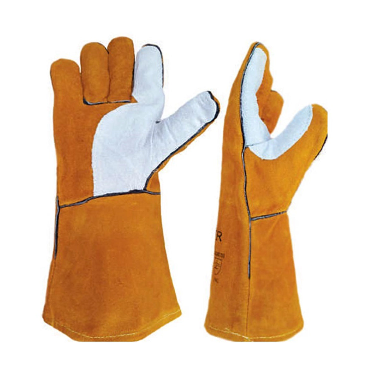 Mănuși de sudură din piele bovină, cusături Kevlar – Gloper Weldglo Strong, mărimea 10 (77.204)