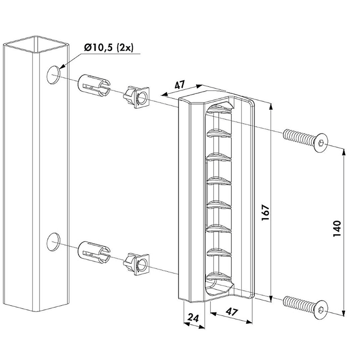 Opritor din poliamidă - SMKL9005QF2