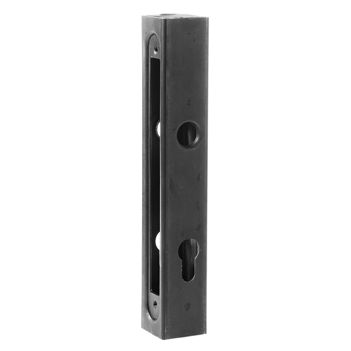 Carcasă metalică + broască incastrabilă pentru profil de 40x40 mm; 63.228