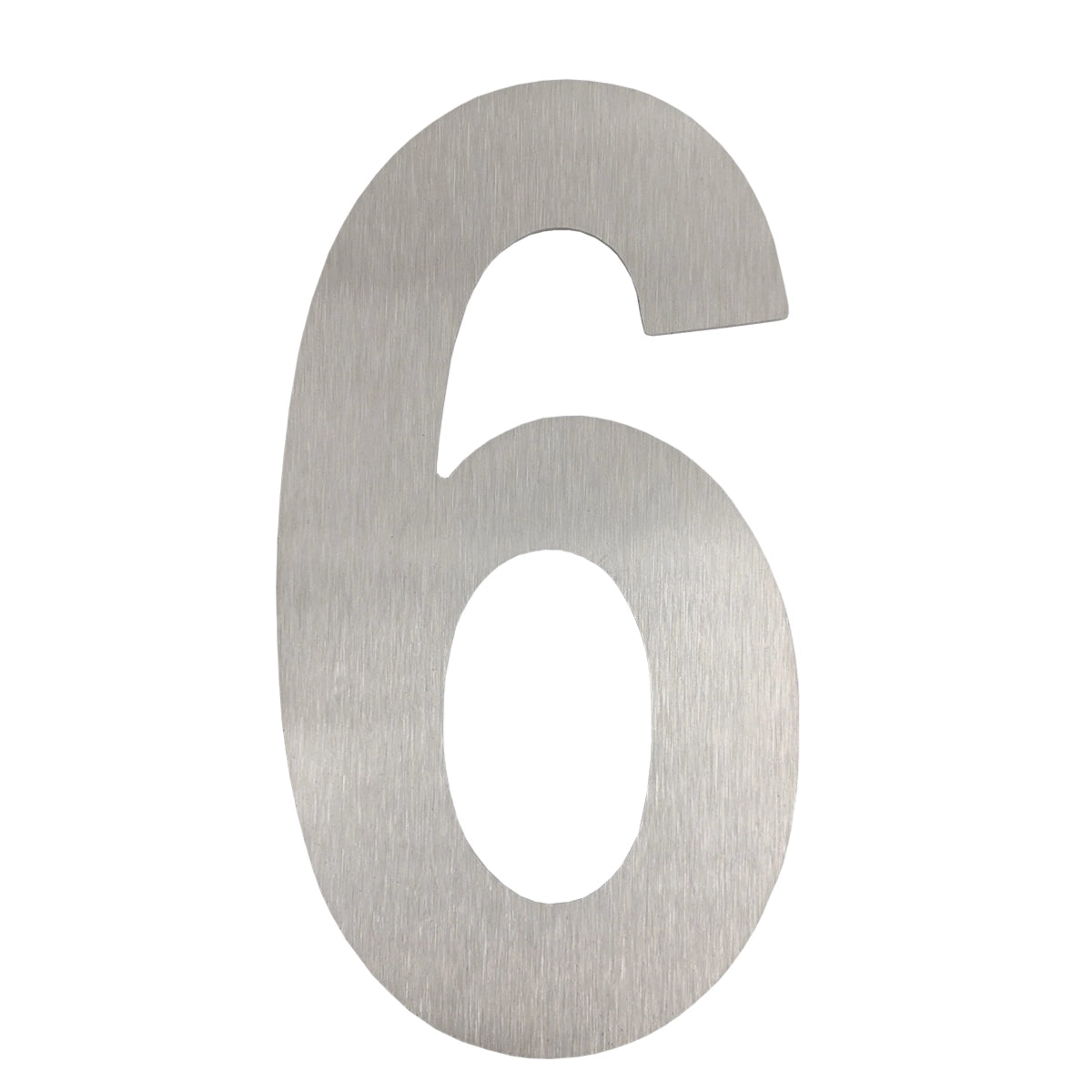 Cifră „6” sau „9” din oțel inoxidabil, 100 mm, autoadezivă - 64.166