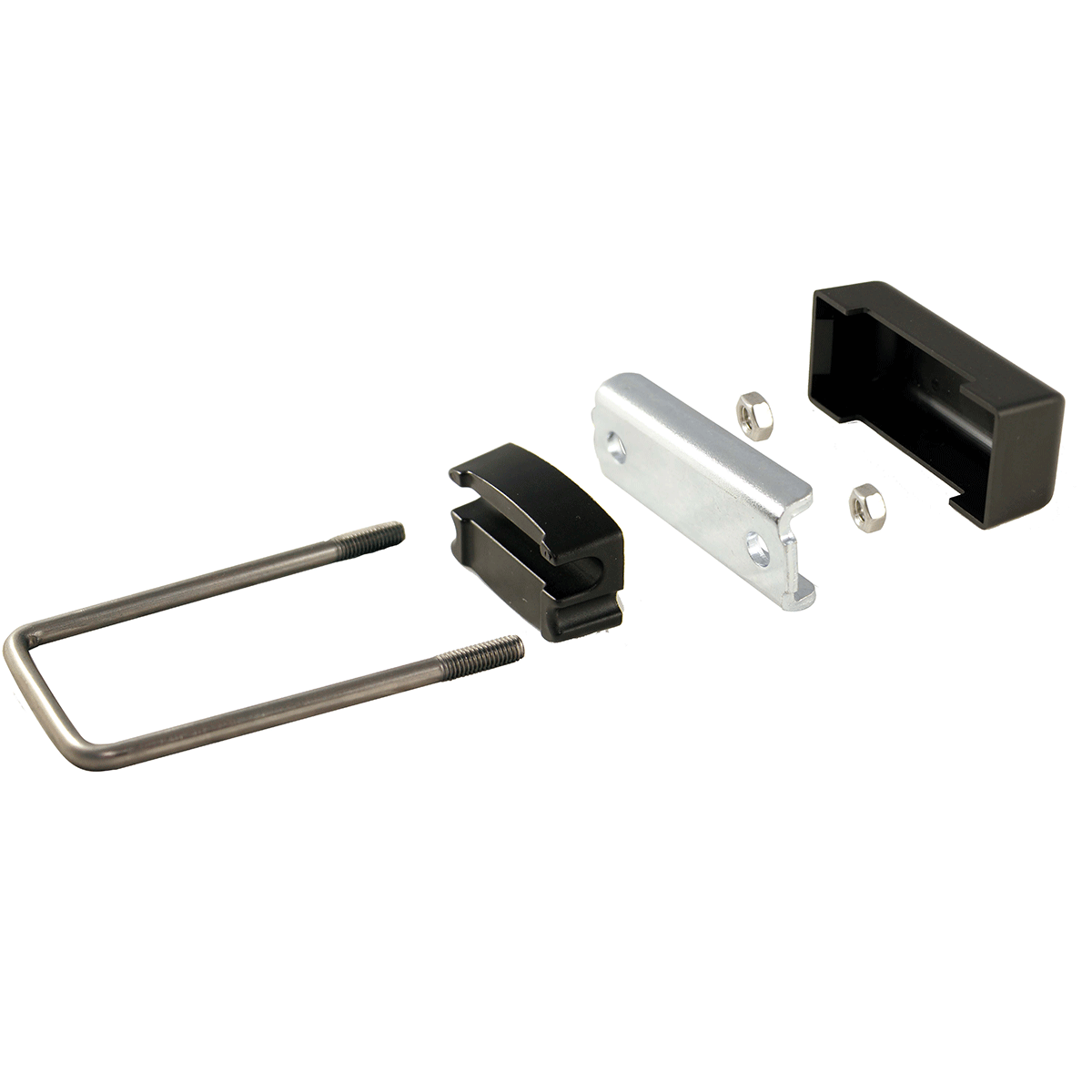 Element de prindere, clemă de fixare pentru panou de gard pe stâlp 40x60 - ZZM 40X60