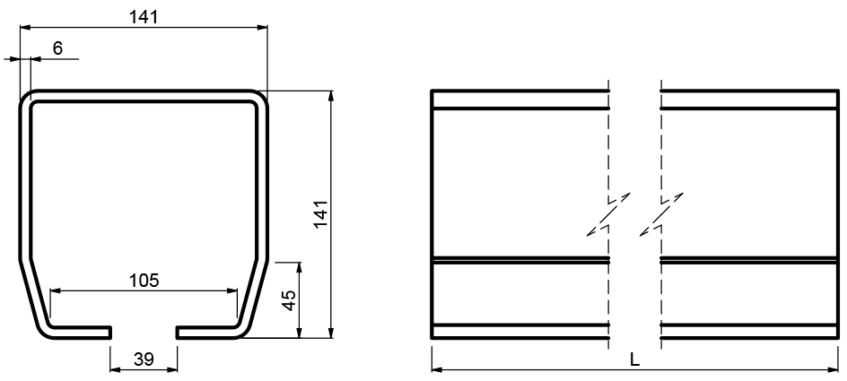 Kit poartă autoportantă CAIS STAGE L – deschidere 13 m / 1200 kg