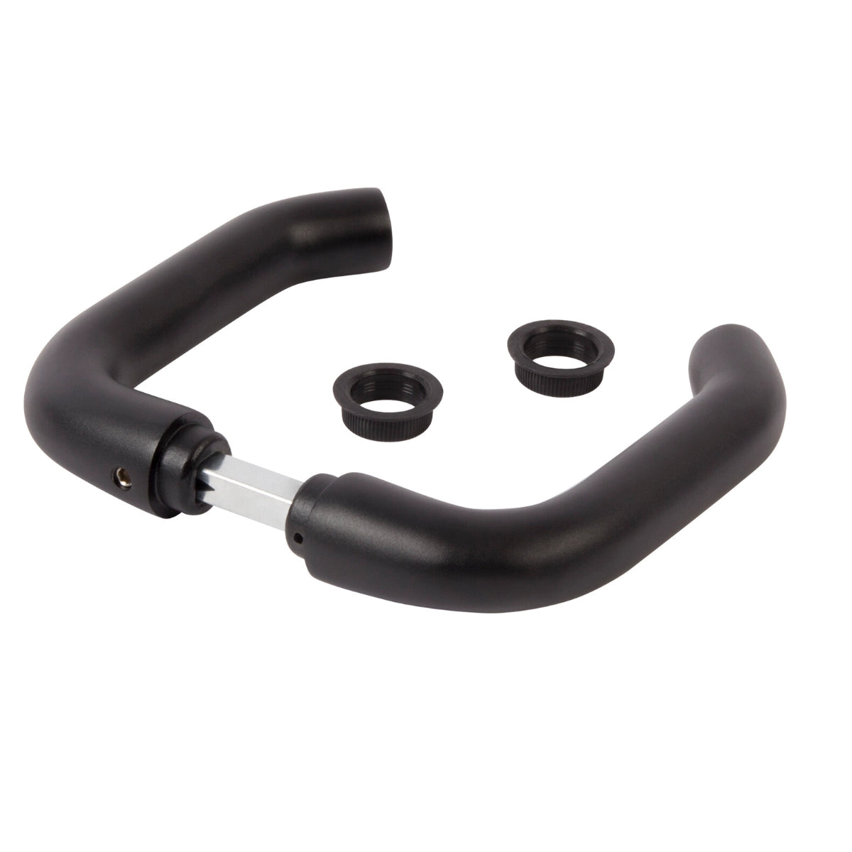 Set mânere ușă din aluminiu anodizat negru, model 3006B