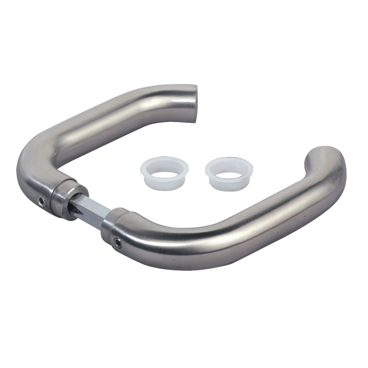 Set mânere ușă din oțel inoxidabil, ax pătrat 120 mm, pentru broaște îngropate – 3006I-H