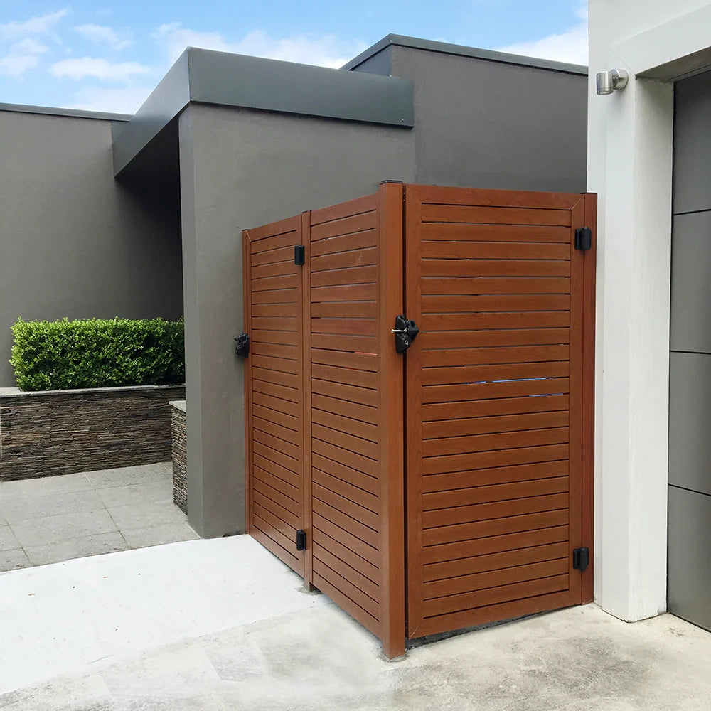 Zăvor de securitate LokkLatch® LLD3LD pentru poartă – dublu, cu cheie, negru