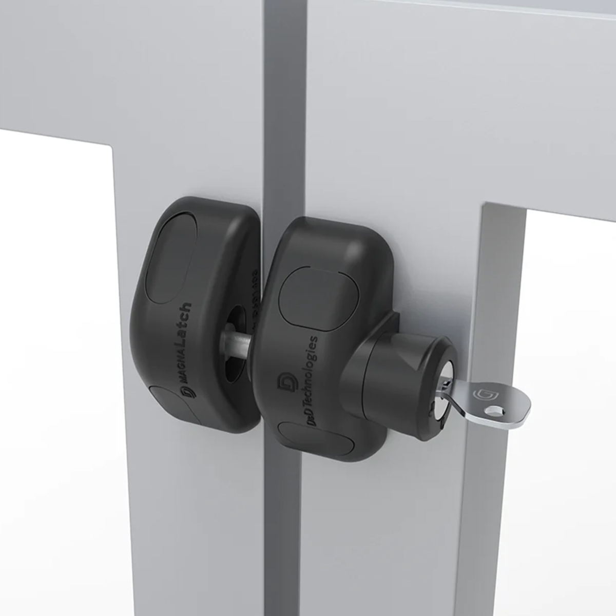 Zăvor magnetic MagnaLatch® Side Pull cu cheie pentru porți,reglaj vertical și orizontal -DD.MLSPS2L