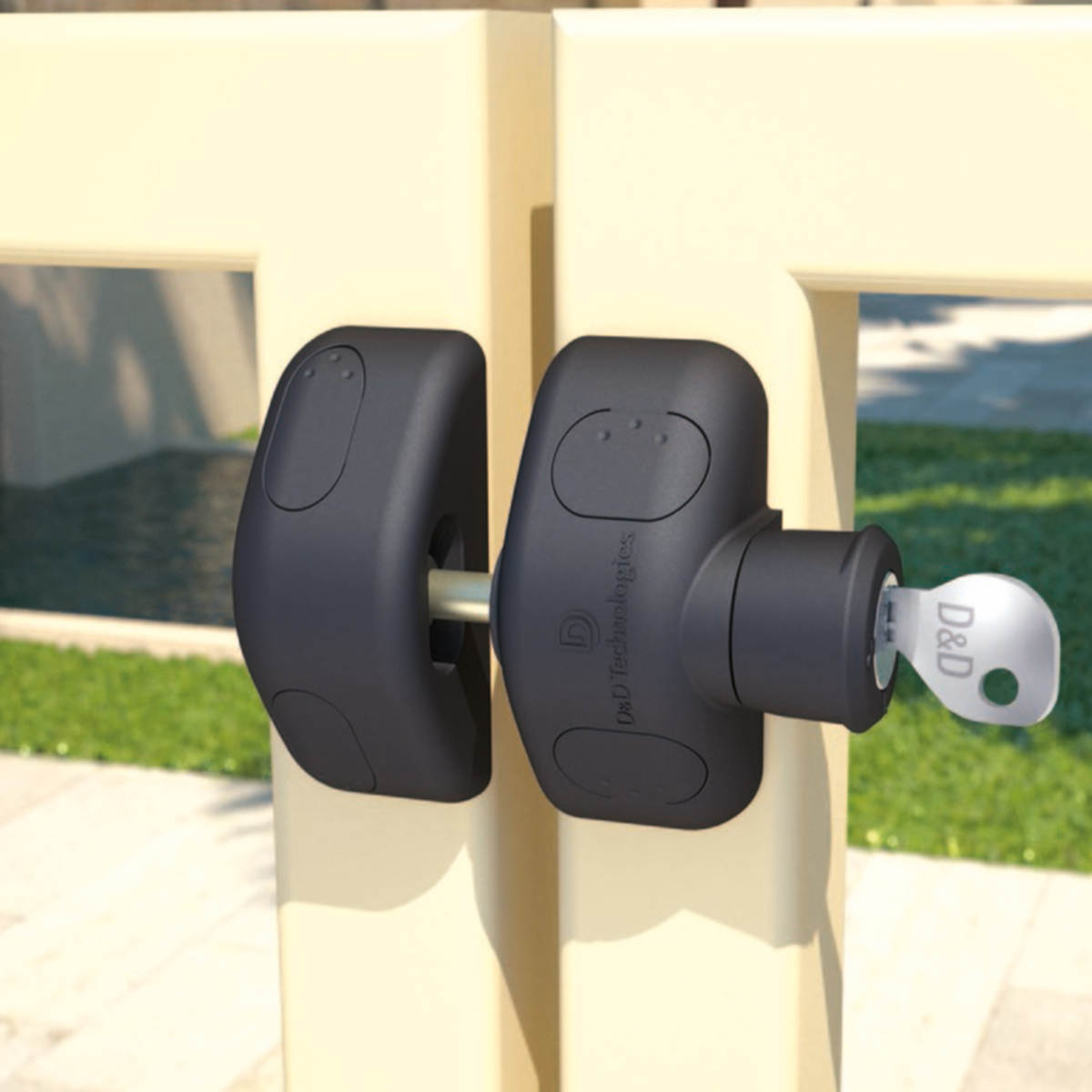 Zăvor magnetic MagnaLatch® Side Pull cu cheie pentru porți,reglaj vertical și orizontal -DD.MLSPS2L