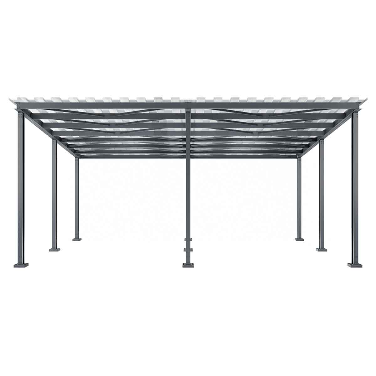 Structură metalică carport auto pentru policarbonat