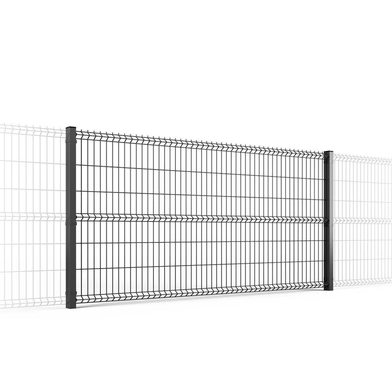 Panou pentru gard 3D  (4/4) - Galvanizat + Vopsit RAL